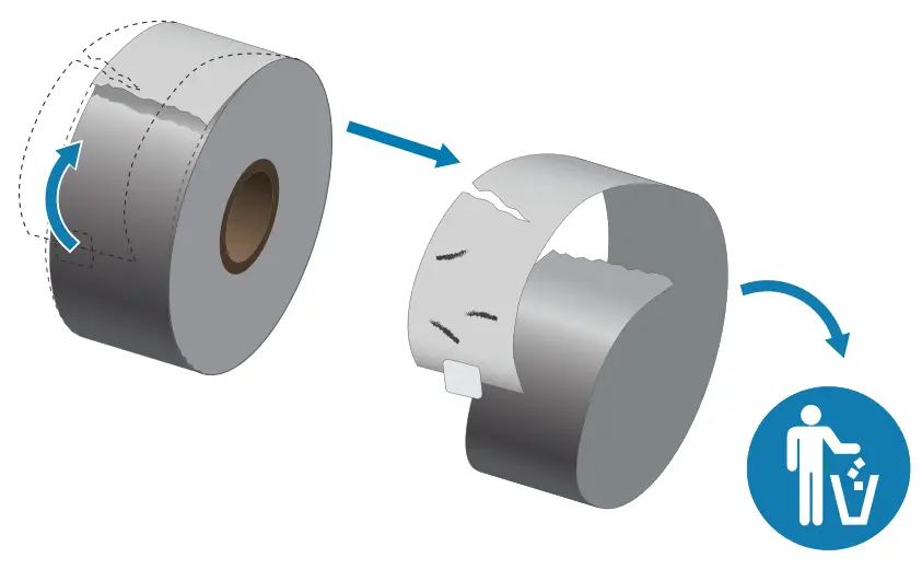 ZEBRA ZT111 Entry Level Industrial Printer - Damaged