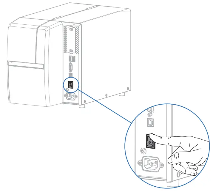 ZEBRA ZT111 Entry Level Industrial Printer - Printer Power