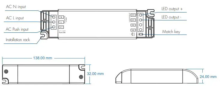 Superlightingled PB-12-12 RF Constant Voltage LED Driver 2