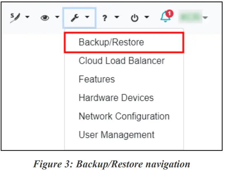 ASTi Comms Logger systems - Restore navigation