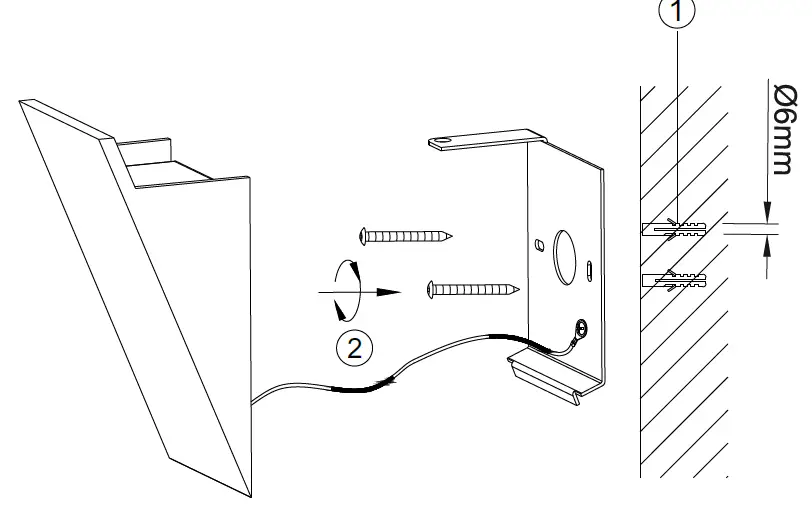 Paul Neuhaus 9002-95 Q-WEDGE Wall Light 2