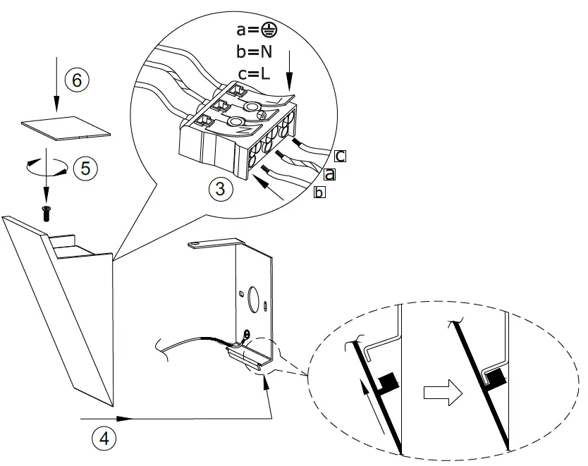 Paul Neuhaus 9002-95 Q-WEDGE Wall Light 3