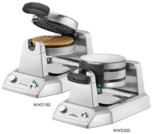 WARING COMMERCIAL WW180X Single and Double Belgian Waffle Makers - FIg 5