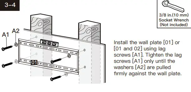 INNOVATE EI6171 TV WAll Mount -Dril4 pilot
