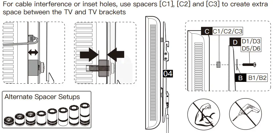 INNOVATE EI6171 TV WAll Mount -Option D