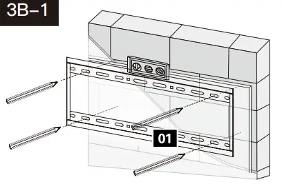 INNOVATE EI6171 TV WAll Mount - the wall wall plate
