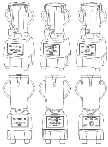 WARING COMMERCIAL CB15VP 1-Gallon Tritan Copolyester Food Blender