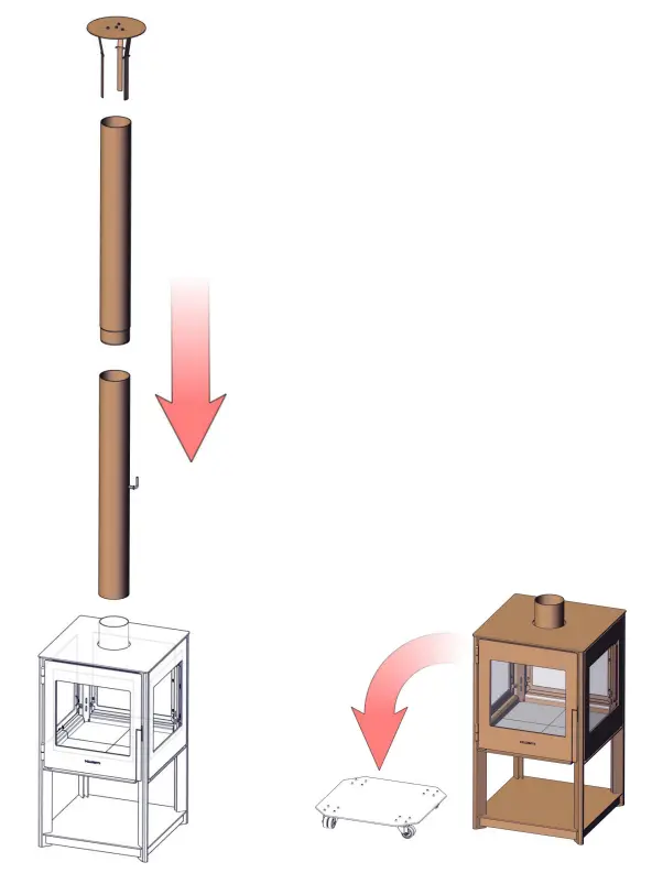 Hwam CUBIS Outdoor Wood-Burning Stove - Fig 3