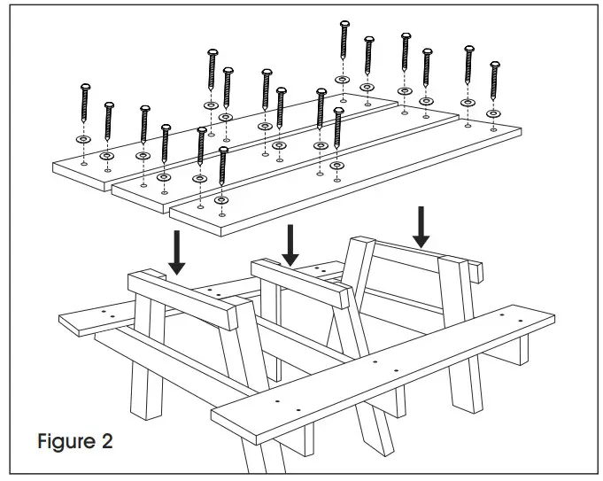 ULINE H-2564 8' A-FRAME Picnic 2