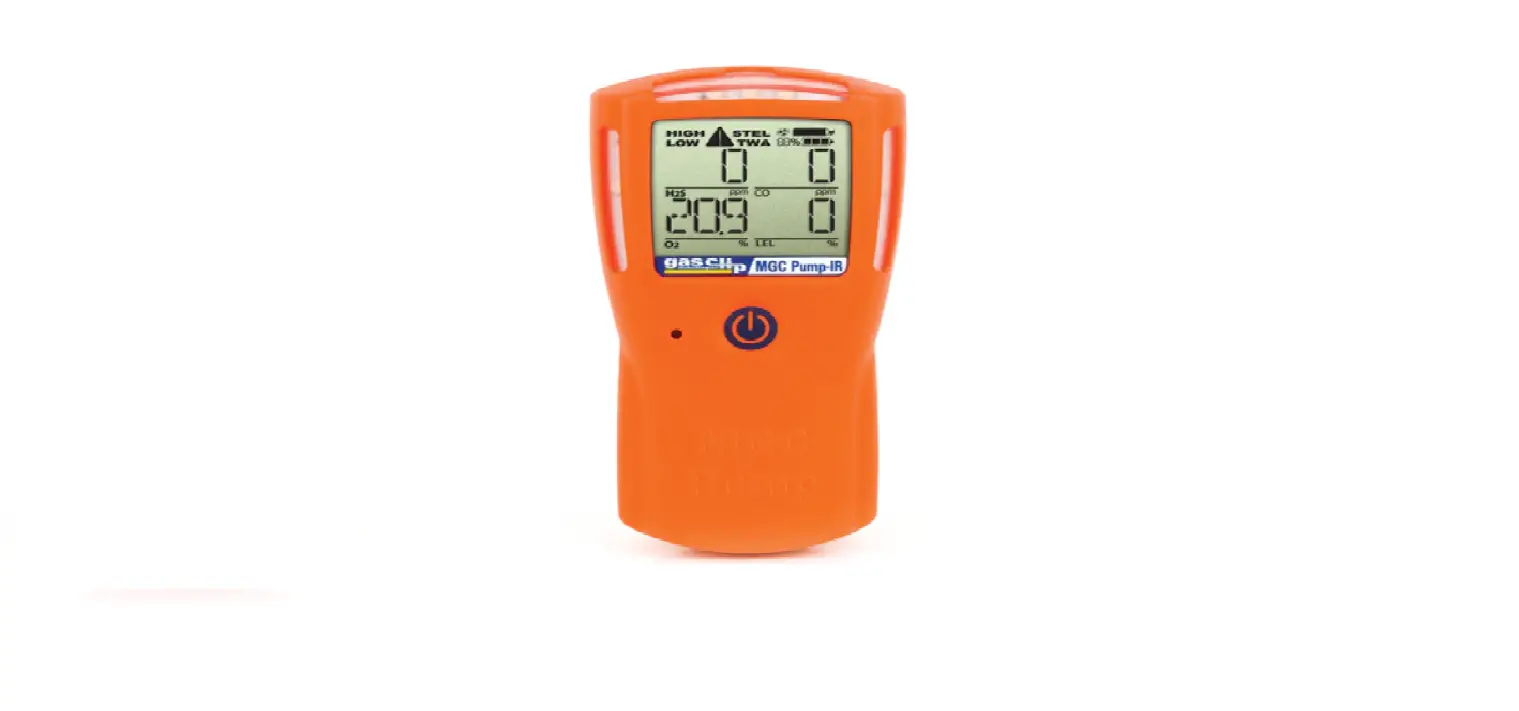 Gas Clip Technologies Mgc-ir-pump Multi Gas Clip Pump Infrared Portable Gas Detector User Manual
