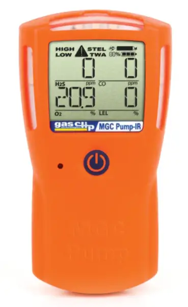 gas clip technologies MGC-IR-PUMP Multi Gas Clip Pump Infrared Portable Gas Detector