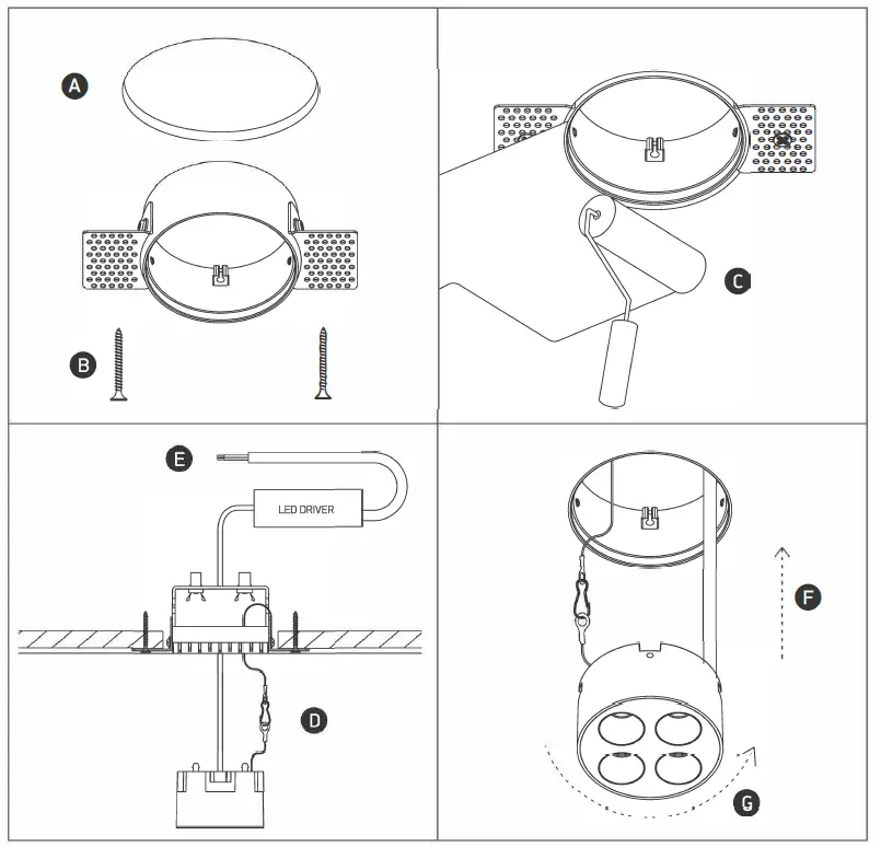 oneLIGHT-10110HTR-Recessed-Trimless-Fixed-Spot-Round-2