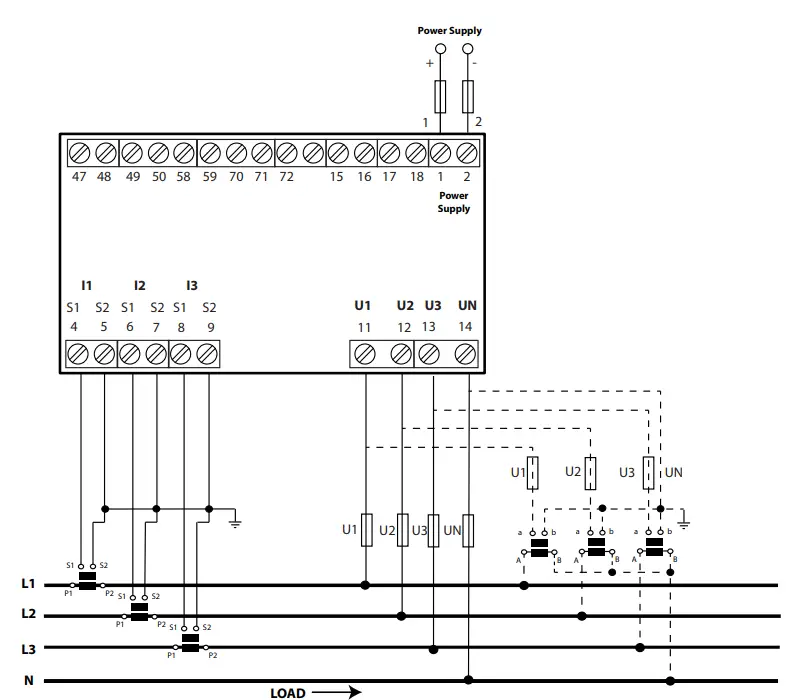 Circutor CVM C4 Multi Function Panel Mount Multimeter-fig1