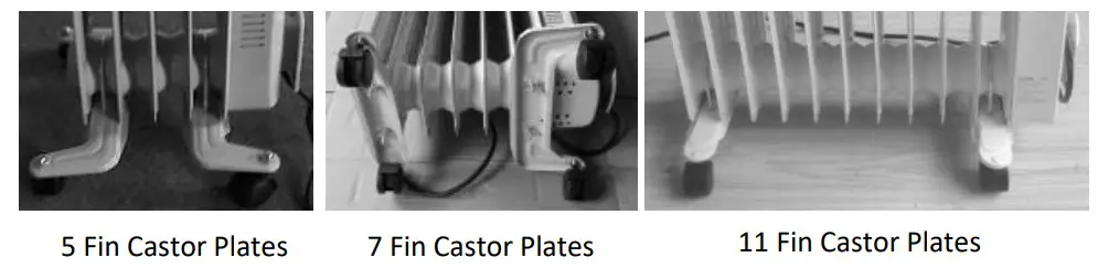 Goldair GOC215 Oil Column Heater - hazardous situation