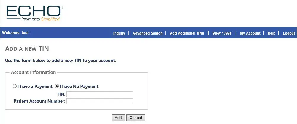 ECHO Provider Payments Portal - Tax Id Numbers 2