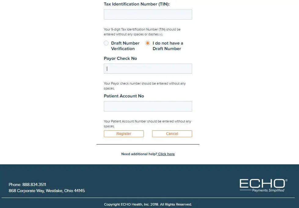 ECHO Provider Payments Portal - Verifying Ping 6