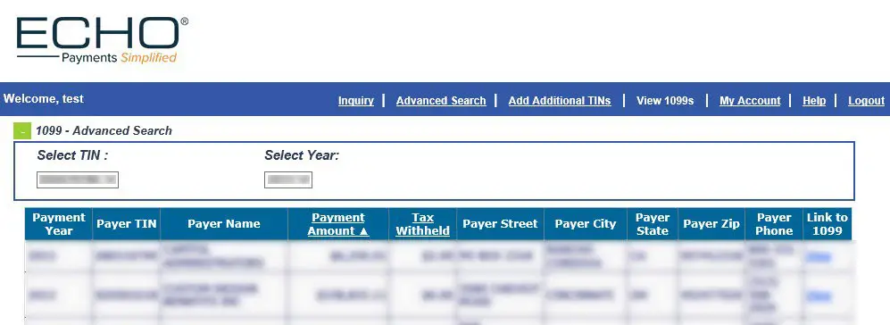 ECHO Provider Payments Portal - View