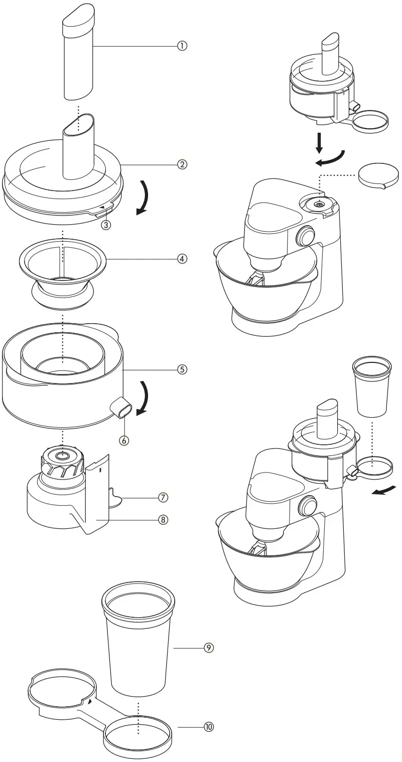 KENWOOD AT265 Prospero Centrifugal Juicer - Overview