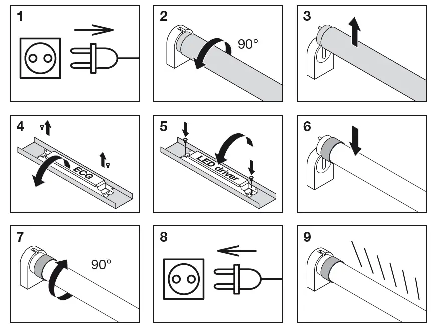 Radium LED T8 Neo Tube Light 1