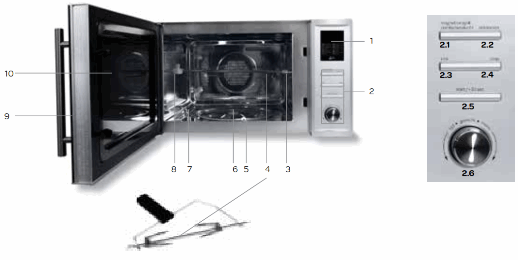 INVENTUM MN325CS Microwave Oven - 1