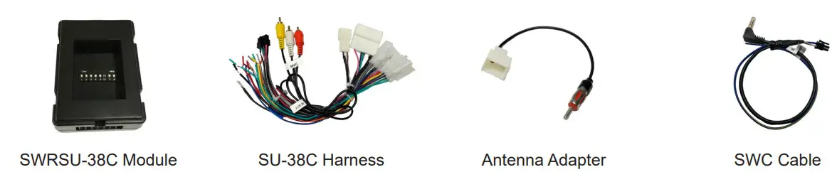 CRUX SWRSU-38C Radio Replacement with Steering Wheel Control Retention - Figure 1