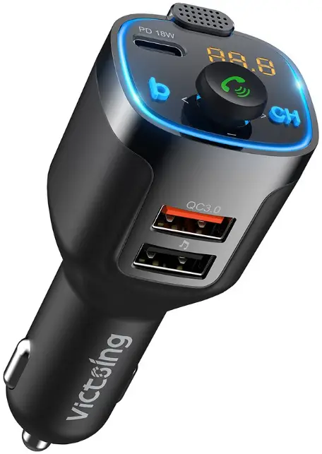 Victsing BH477A Bluetooth V5.0 Fm Transmitter