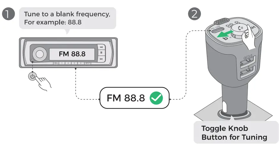 FM Tuning and Bluetooth Connection
