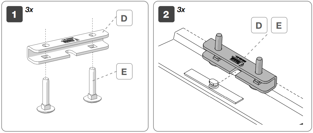 FIAMMA 98655Z101 98655Z102 Brackets Kit - FIGURE 5