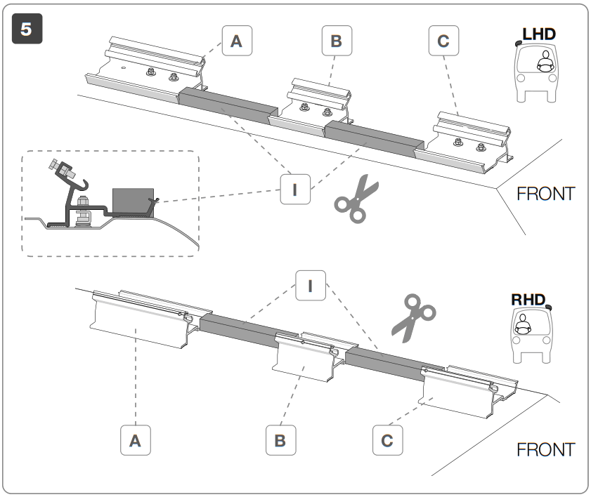 FIAMMA 98655Z101 98655Z102 Brackets Kit - FIGURE 8