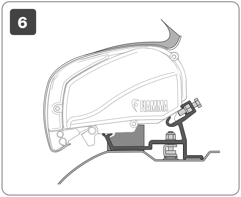 FIAMMA 98655Z101 98655Z102 Brackets Kit - FIGURE 9