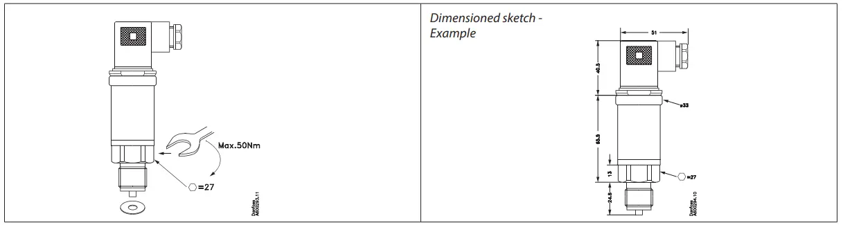 Danfoss MBS 4201 MBS 4251 Pressure Transmitters - Fig 4