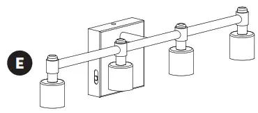 artika VAN4-CG5C-HD2BG LED Vanity Light - icon5