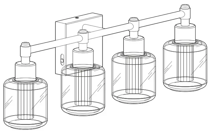 artika VAN4-CG5C-HD2BG LED Vanity Light