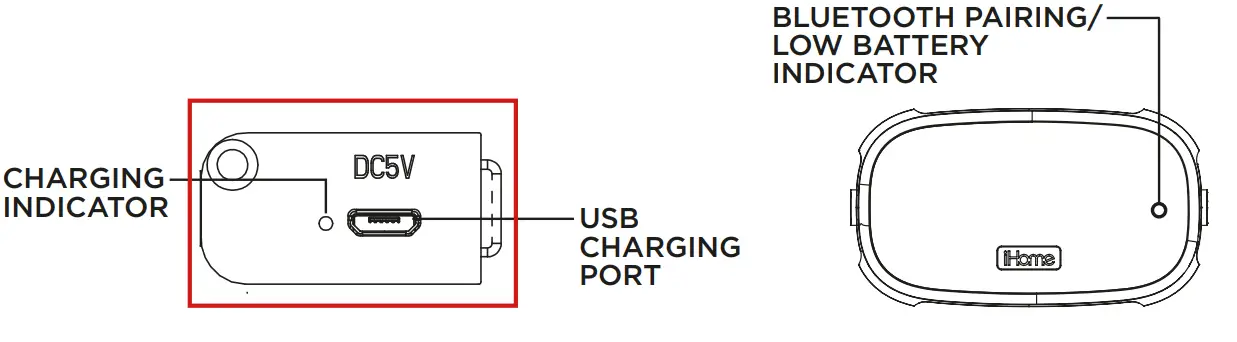 iHOME iBT300 PLAYTOUGH X Water Resistant Portable Speaker - fig 2