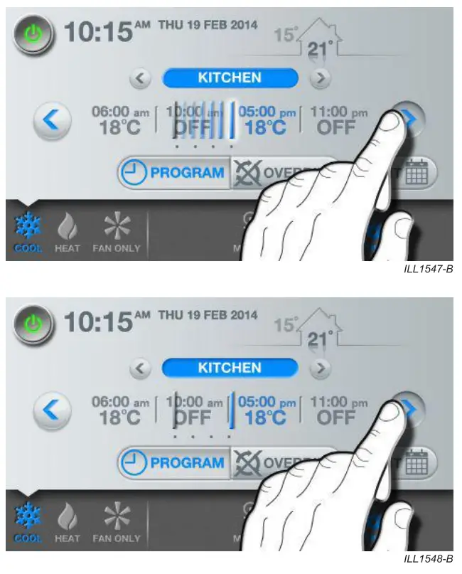 CW-6S Indirect Evaporative Cooler Setup Interface