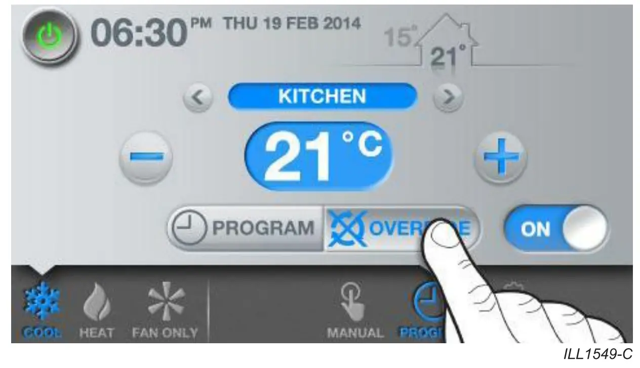 CW-6S Indirect Evaporative Cooler Setup Interface