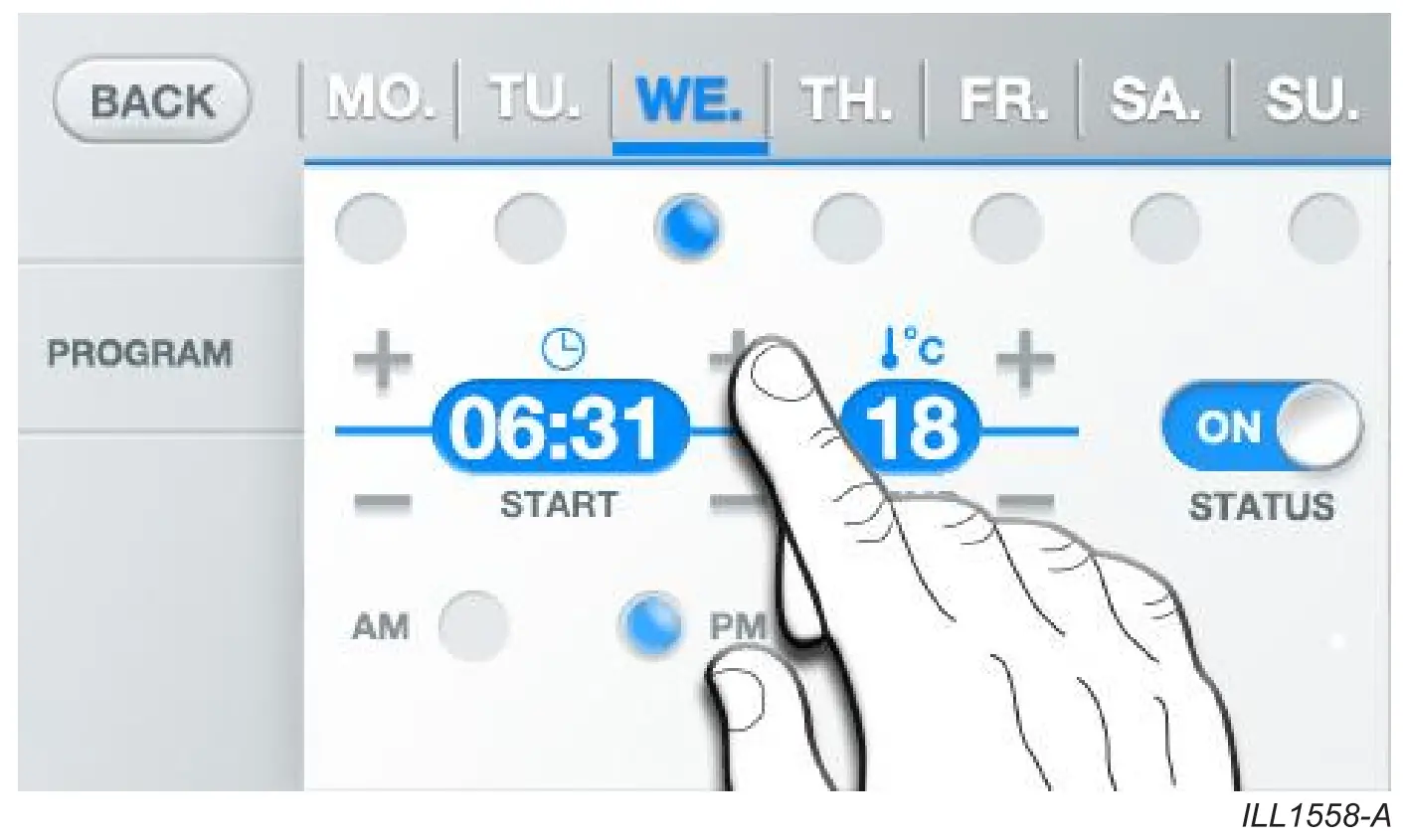 CW-6S Indirect Evaporative Cooler Setup Interface