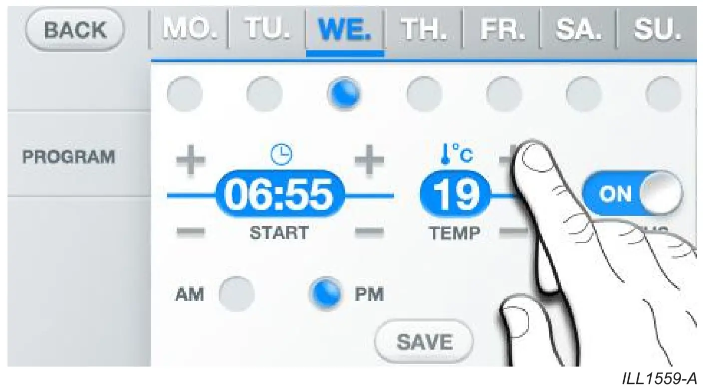 CW-6S Indirect Evaporative Cooler Setup Interface