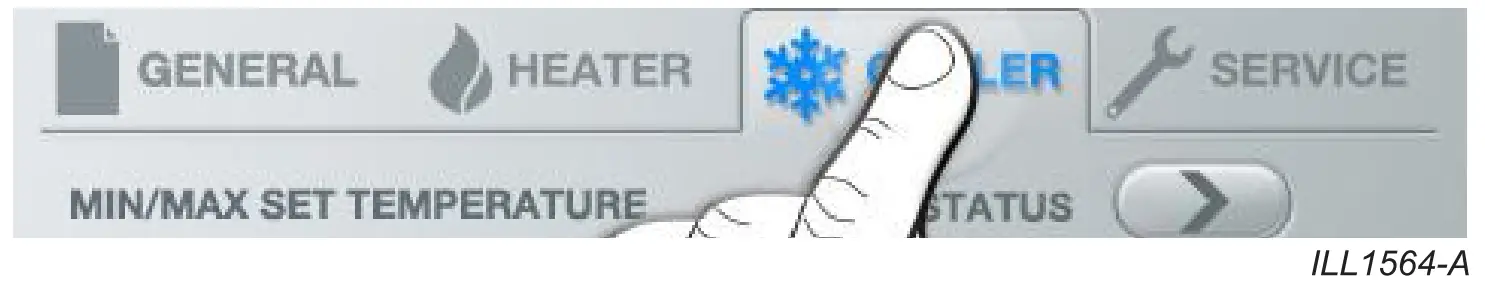 CW-6S Indirect Evaporative Cooler Setup Interface