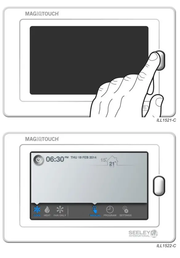 CW-6S Indirect Evaporative Cooler Setup Interface