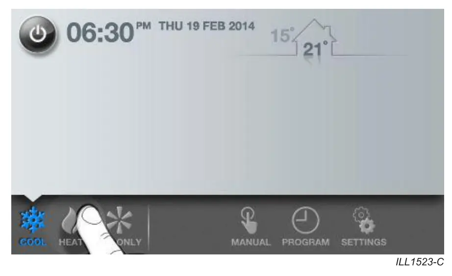 CW-6S Indirect Evaporative Cooler Setup Interface