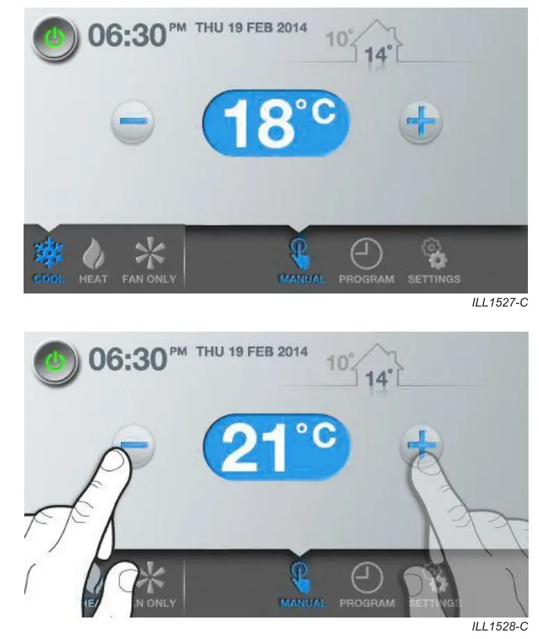 CW-6S Indirect Evaporative Cooler Setup Interface
