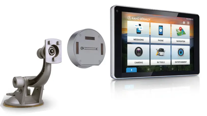 RAND MCNALLY OverDryve 7 Connected Car Tablet with GPS - Install the Mount
