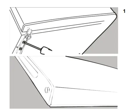 Whynter 3.0cu.ft. Energy Star Upright Freezer - Reversing the Door Position 1
