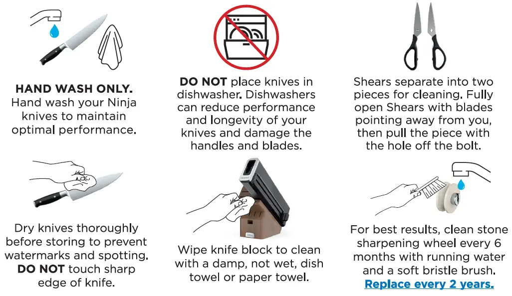 NINJA K52013 Premium 13-Piece Wood Series Knife System 2