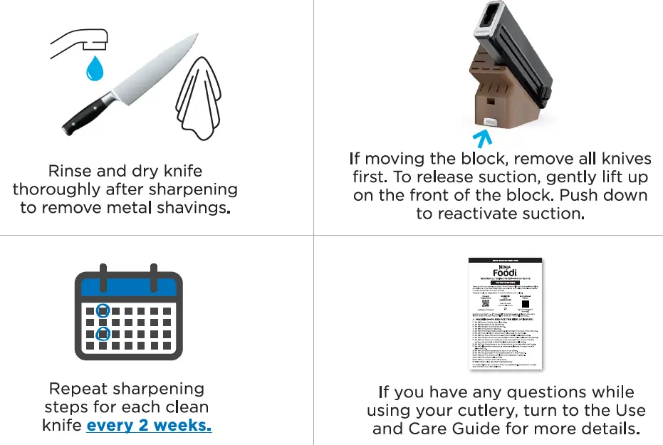 NINJA K52013 Premium 13-Piece Wood Series Knife System 5