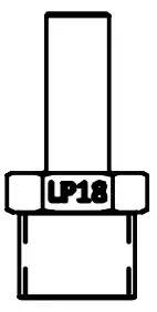 allen roth SPK-200L Vented Gas Log Conversion Kit - ORIFICE SIZES