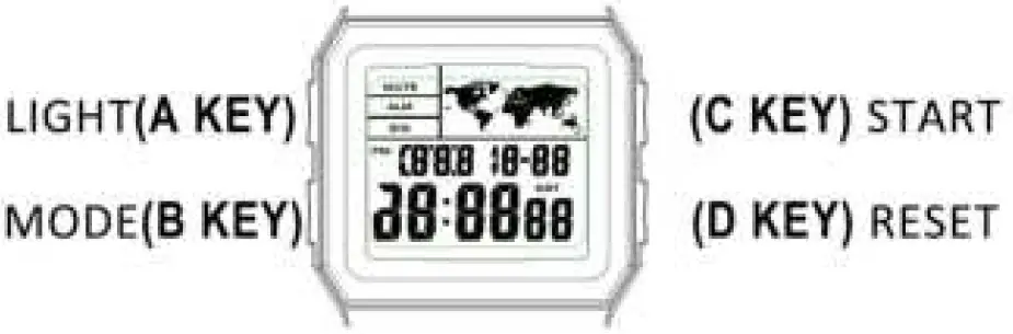 SKMEI 1338 Digital Watch 01