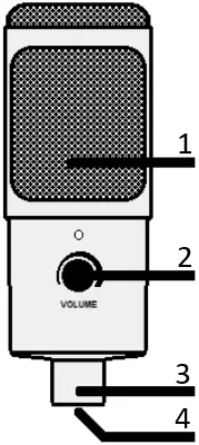Citronic CU-POD2 USB Podcast Microphone and Stand 01