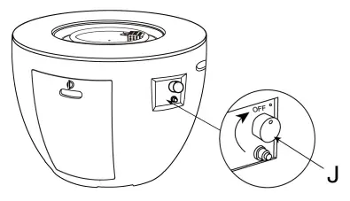 HAMPTON BAY FP21525 Round Concrete Finish Fire Table - fig 2